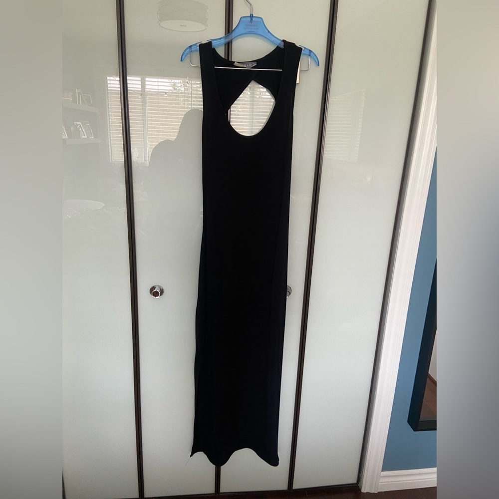 black maxi summer dress